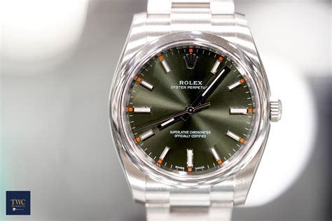 rolex olive green oyster perpetual 34mm|Rolex celebration 41mm.